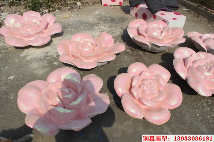 玫瑰花雕塑