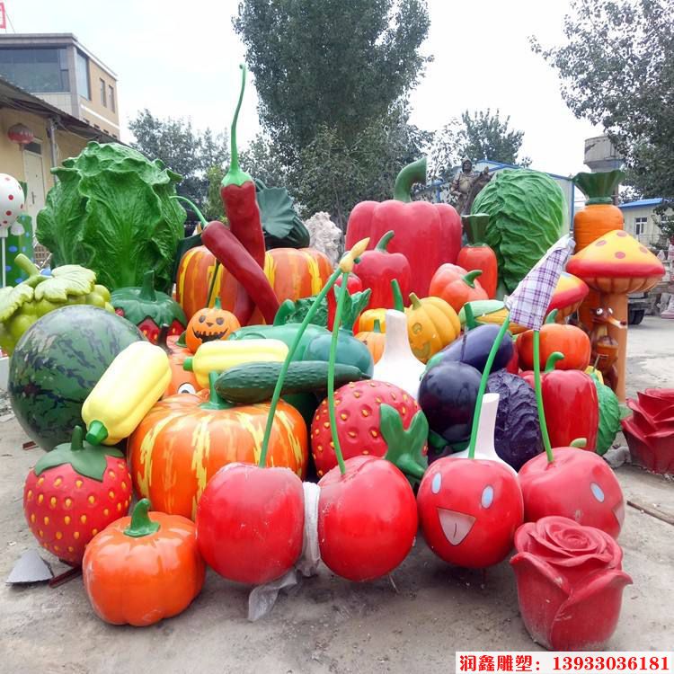 水果雕塑定制 水果雕塑图片 水果雕塑制作厂家