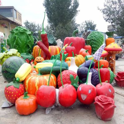 水果雕塑定制 水果雕塑图片 水果雕塑制作厂家
